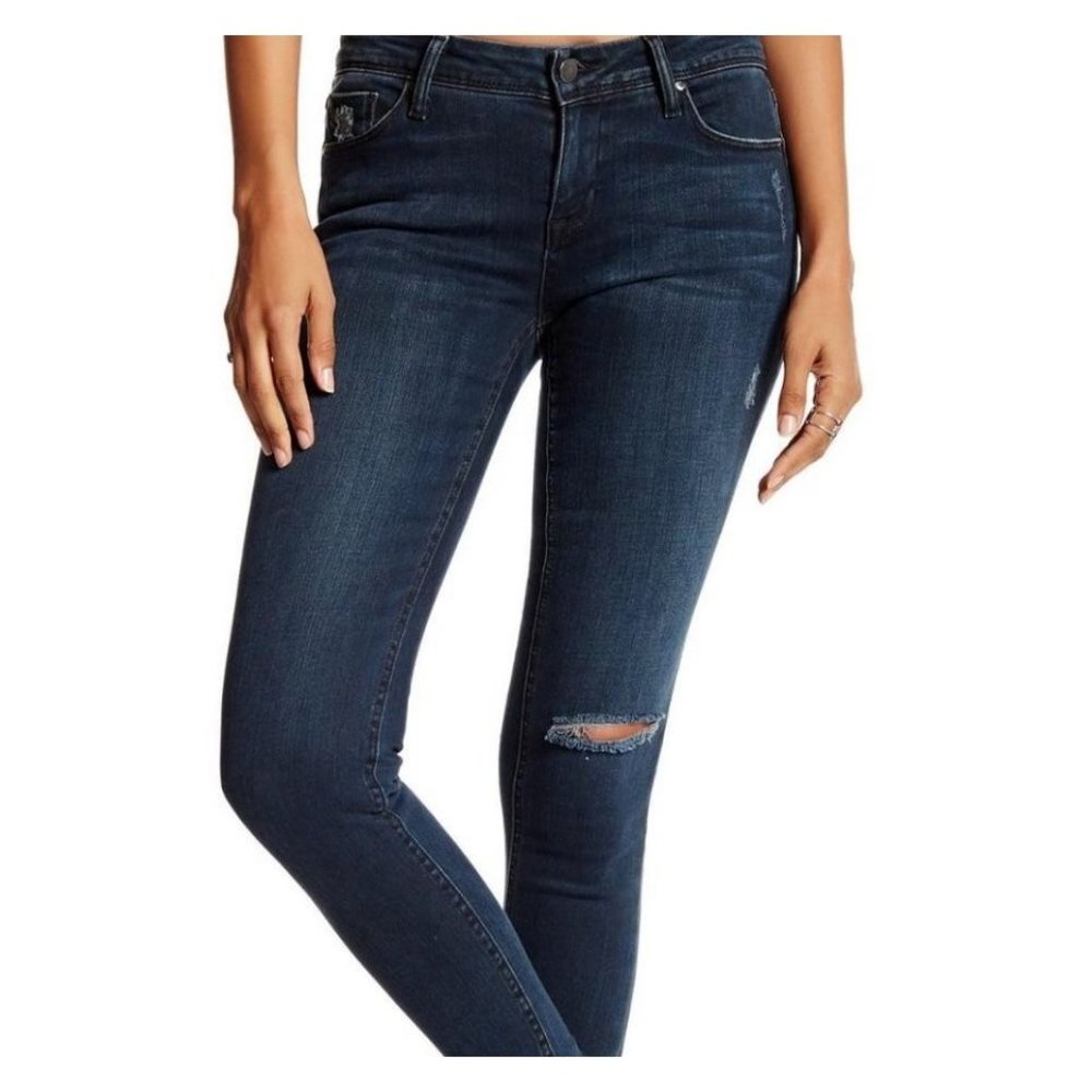 Fidelity Denim by Jason Trotzuk 24 Mila Mid Rise Ankle‎ Slim Comet Jeans Pants
